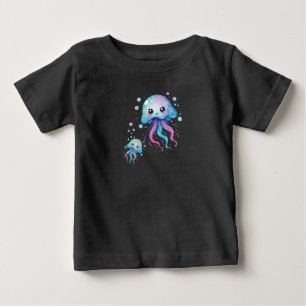 Camiseta Para Bebê Gellyfish Cute Kawaii