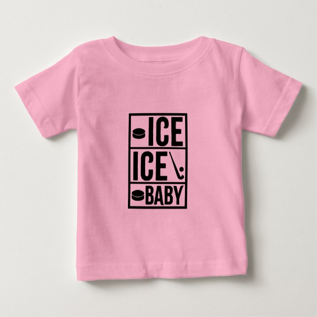 Camiseta Para Bebê Gelo (Frente)