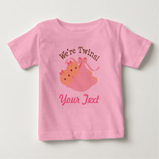 Camiseta Para Bebê Gêmeas Meninas Personalizadas