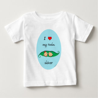 Camiseta Para Bebê gêmeo menino