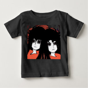 Camiseta Para Bebê Gêmeos Animes