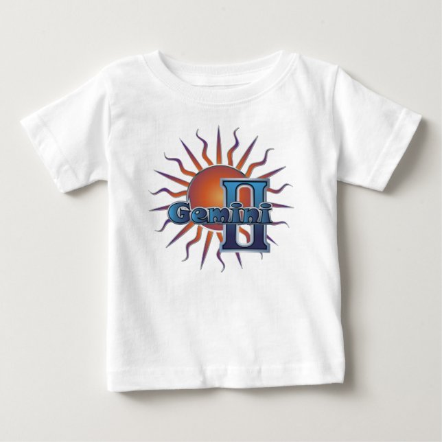 Camiseta Para Bebê Gemini (Frente)