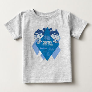 Camiseta Para Bebê Gemini T-Shirt