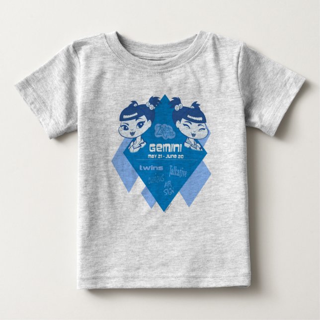 Camiseta Para Bebê Gemini T-Shirt (Frente)