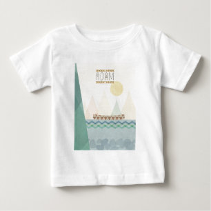 Camiseta Para Bebê Geo exterior II vagueia
