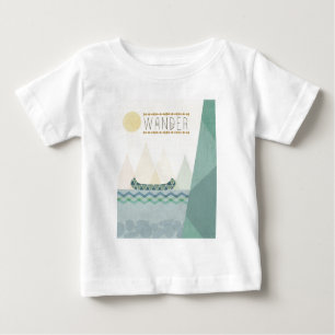 Camiseta Para Bebê Geo exterior III   vagueia