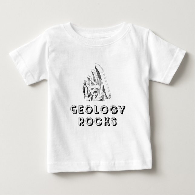 Camiseta Para Bebê Geology Rocks (Frente)
