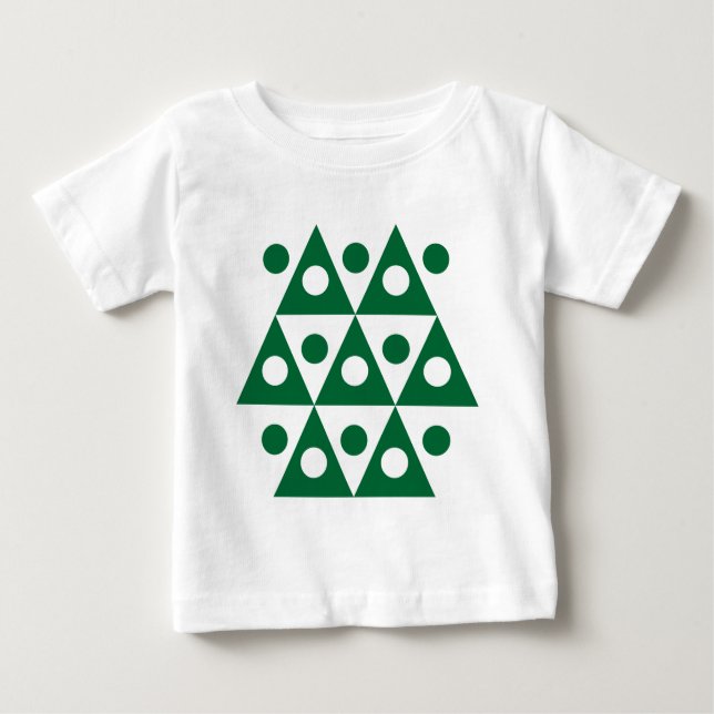 Camiseta Para Bebê Geométrico 260514 (Frente)