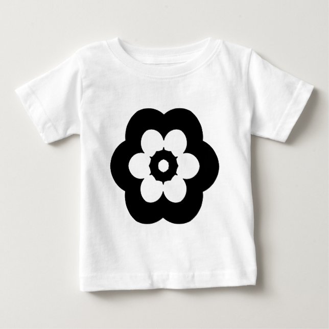 Camiseta Para Bebê Geométrico 290514 (3) - preto (Frente)