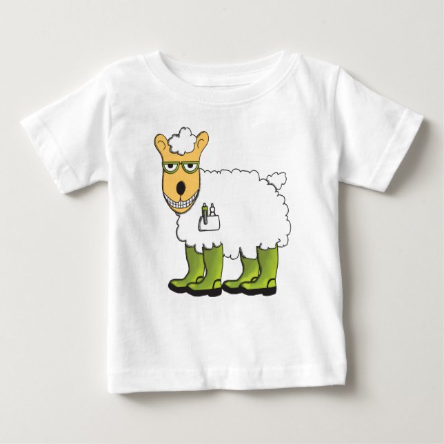 Camiseta Para Bebê George, ele é um pouco absurdo (Frente)