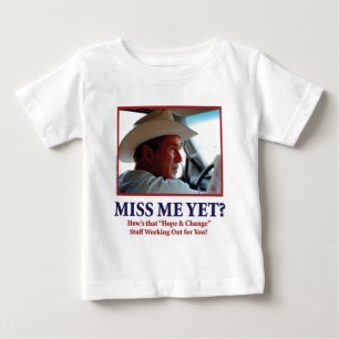 Camiseta Para Bebê George W. Bush