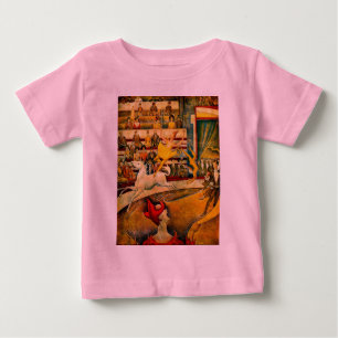 Camiseta Para Bebê Georges Seurat's The Circus (1891)