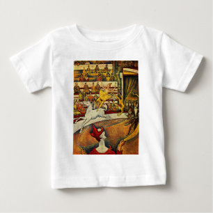 Camiseta Para Bebê Georges Seurat's The Circus (1891)