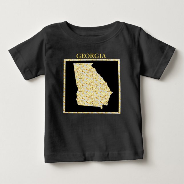 CAMISETA PARA BEBÊ GEÓRGIA (Frente)
