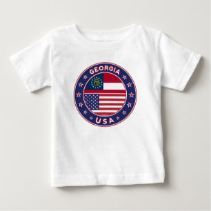 Camiseta Para Bebê Geórgia