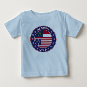 Camiseta Para Bebê Geórgia
