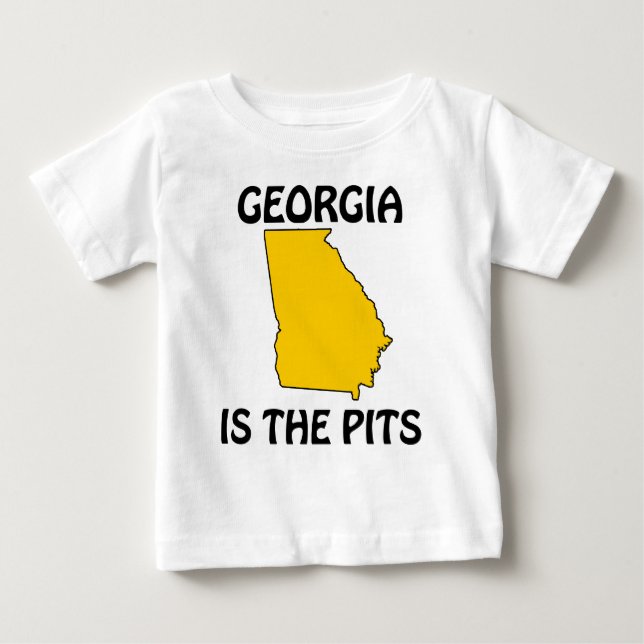 Camiseta Para Bebê Geórgia - É o Máximo (Frente)