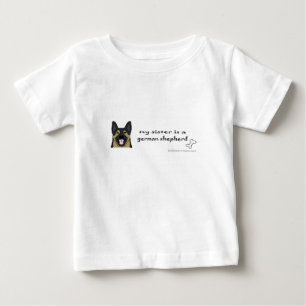 Camiseta Para Bebê german shepherd - mais raças