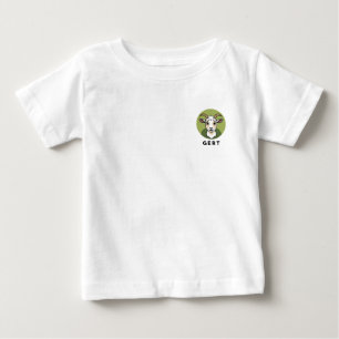 Camiseta Para Bebê Gert the Goat Cartoon T-Shirt