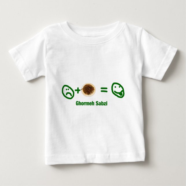 Camiseta Para Bebê Ghormeh Sabzi (Frente)