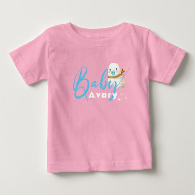 Camiseta Para Bebê Ghost Pacificador Cachorro Rosa Gelado Boo (Frente)