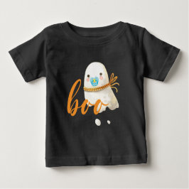 Camiseta Para Bebê Ghost Pacifier Boo