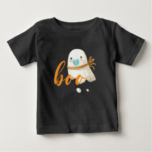 Camiseta Para Bebê Ghost Pacifier Boo