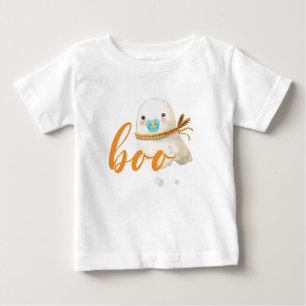 Camiseta Para Bebê Ghost Pacifier Boo