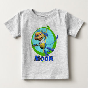 Camiseta Para Bebê GiggleBellies Mook o macaco