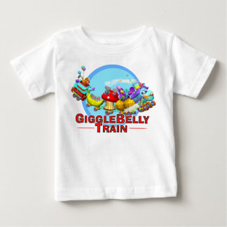Camiseta Para Bebê GiggleBellies o trem de GiggleBellie