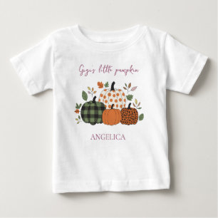 Camiseta Para Bebê Gigi's Little Pumpkin Halloween Bebê de 1 a 3 anos