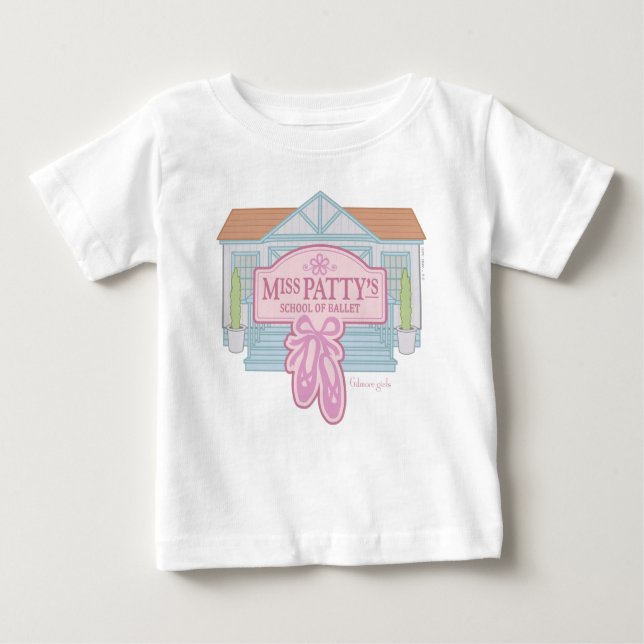 Camiseta Para Bebê Gilmore Girls | Escola de Ballet da Miss Patty (Frente)