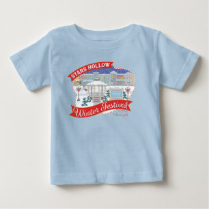 Camiseta Para Bebê Gilmore Girls Festival de Inverno de Stars Hollo