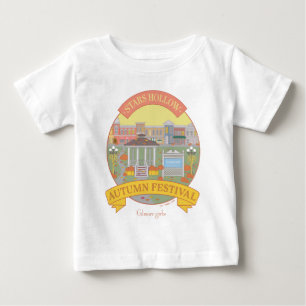 Camiseta Para Bebê Gilmore Girls Festival de Outono de Stars Hollow