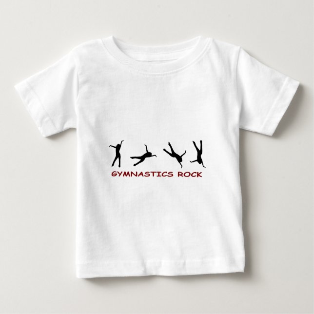 Camiseta Para Bebê ginástica (Frente)