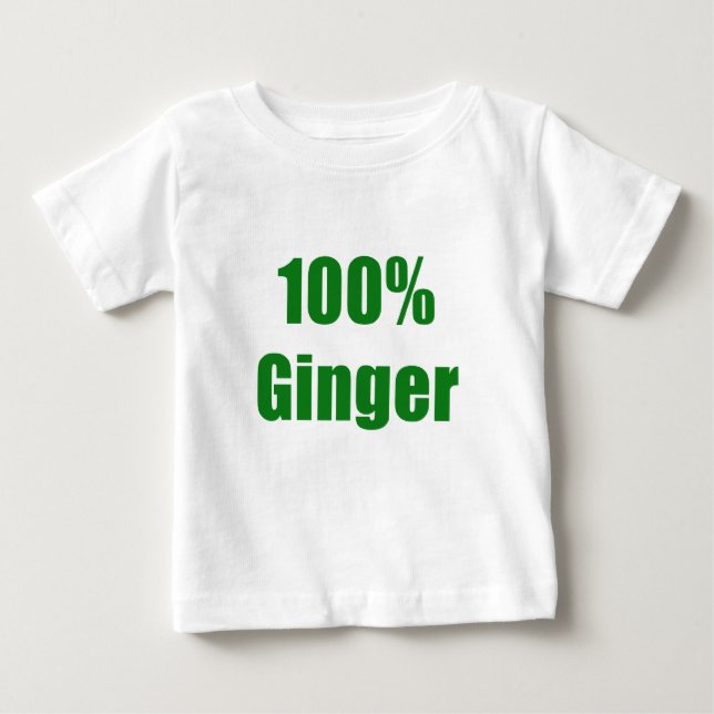 Camiseta Para Bebê Ginger 100% (Frente)