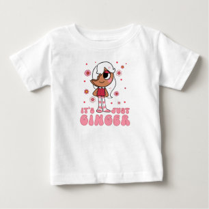 Camiseta Para Bebê Ginger do mundo de Dandy