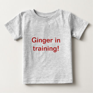 Camiseta Para Bebê Ginger Em Treinamento!