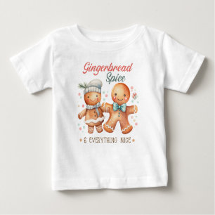 Camiseta Para Bebê Gingerpão especiarias e tudo mais legal