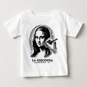 Camiseta Para Bebê Gioconda