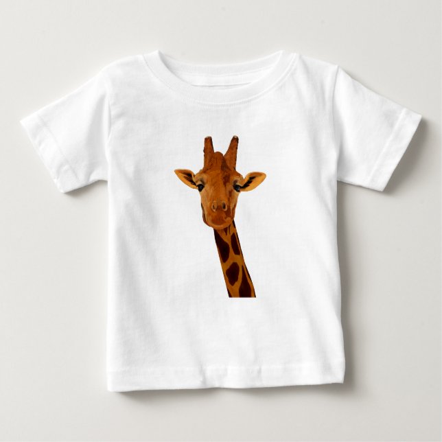 Camiseta Para Bebê Girafa (Frente)