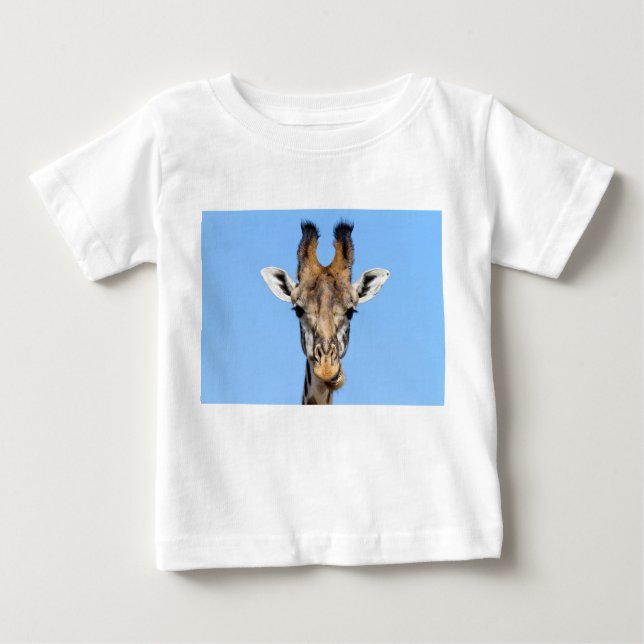 Camiseta Para Bebê Girafa (Frente)
