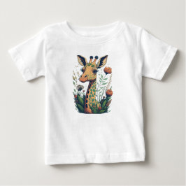 CAMISETA PARA BEBÊ GIRAFA
