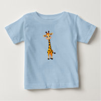 Girafa de desenho animado fofa