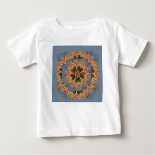 Camiseta Para Bebê Giraffe Abstrato Art Impressão