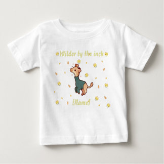 Camiseta Para Bebê Giraffe Baby Tee – Custom Name