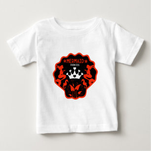 Camiseta Para Bebê Girl Mermaid Princess