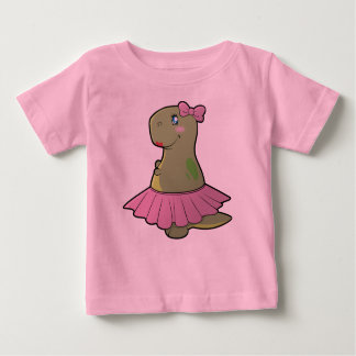 Camiseta Para Bebê Girls Dinosaur T-Rex Shirt