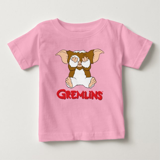 Camiseta Para Bebê Gizmo| Caractere Cômica (Frente)