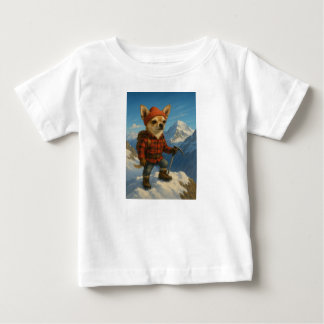 Camiseta Para Bebê Gizmo Conquers Mont Blanc – The Alpine Adventure